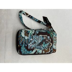 Vera Bradley Java Blue Cell Phone Wristlet
